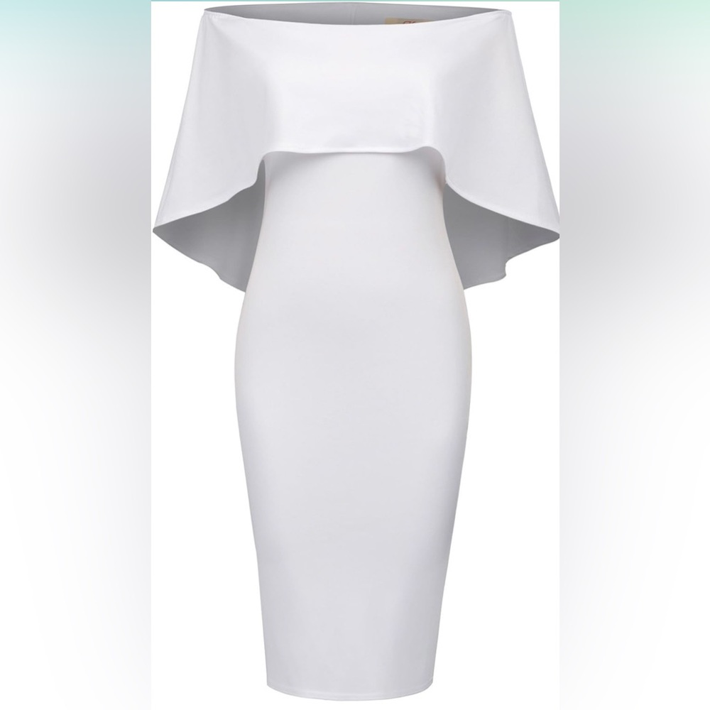 NEW Off Shoulder White Brides or Party Dress